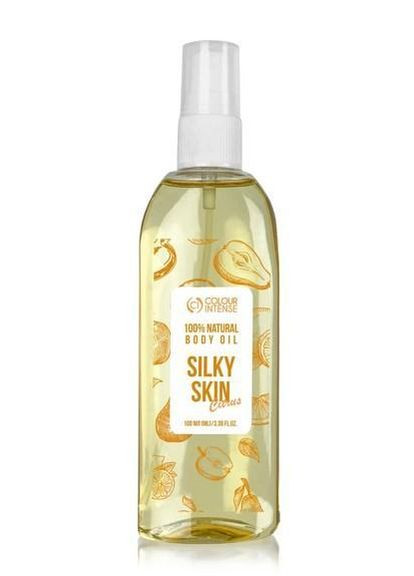 Натуральна олія для тіла Silky Skin ароматизована 100 мл Grape/Виноградна Colour Intense (355313239)
