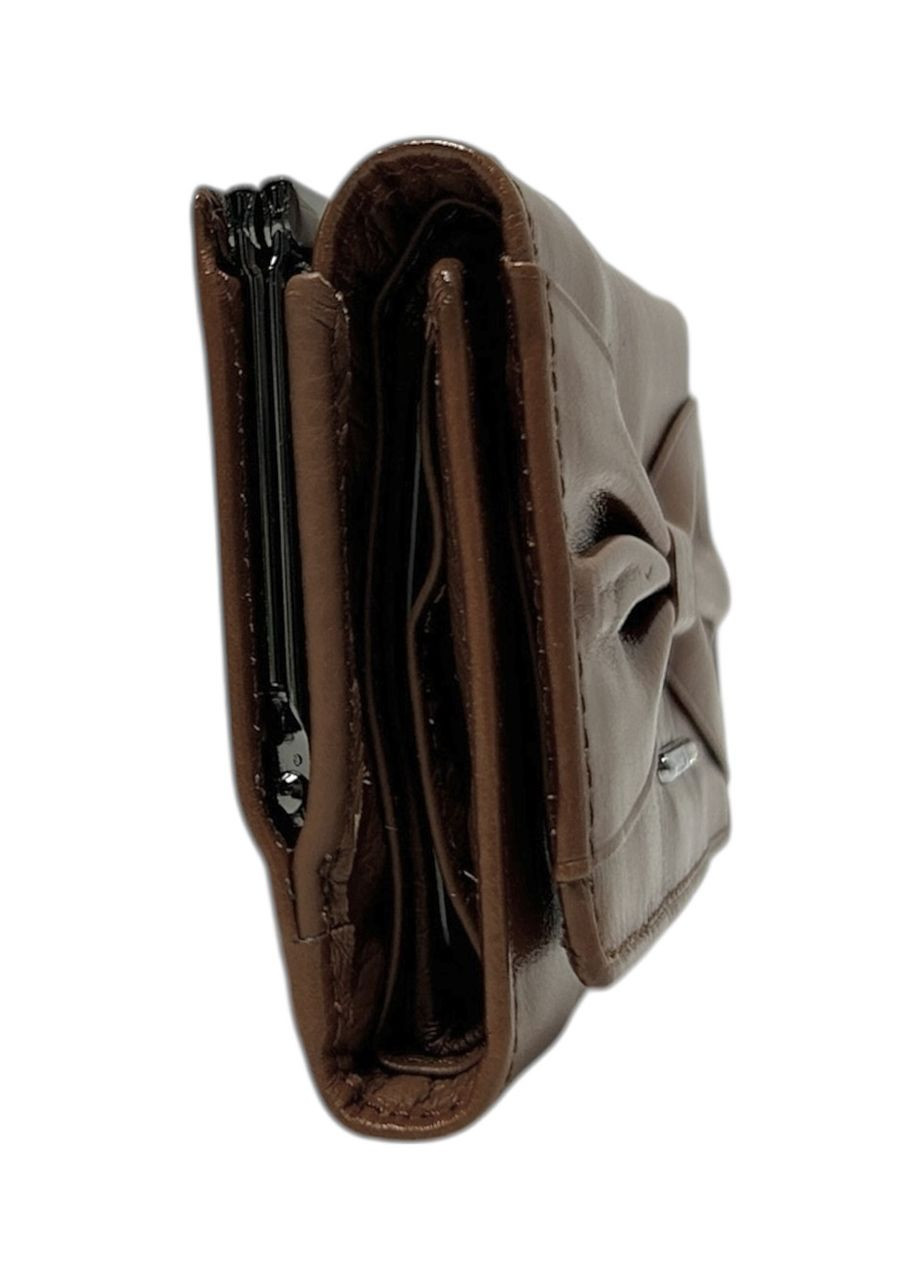 Жіночий гаманець з натуральної шкіри 704-100 червоний 12.5 х 8.5 х 3 Cossni (367263532)