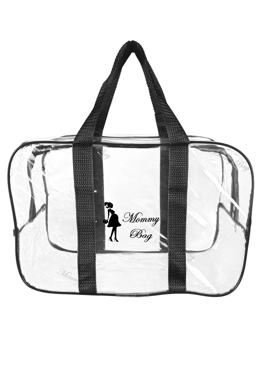 Набор из прозрачных сумок в роддом (S, M, L) Mommy Bag (280941972)