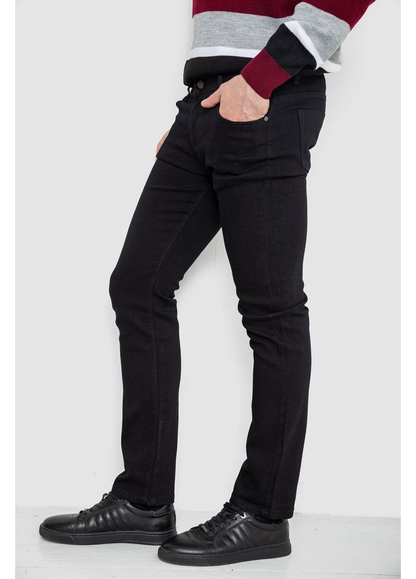 Черные демисезонные прямые джинсы мужские, 244r1035 Ager