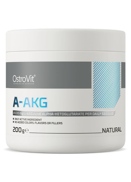 Амінокислота аргінін альфа-кетоглутарат A-AKG 200 г Без смаку Ostrovit (351864546)