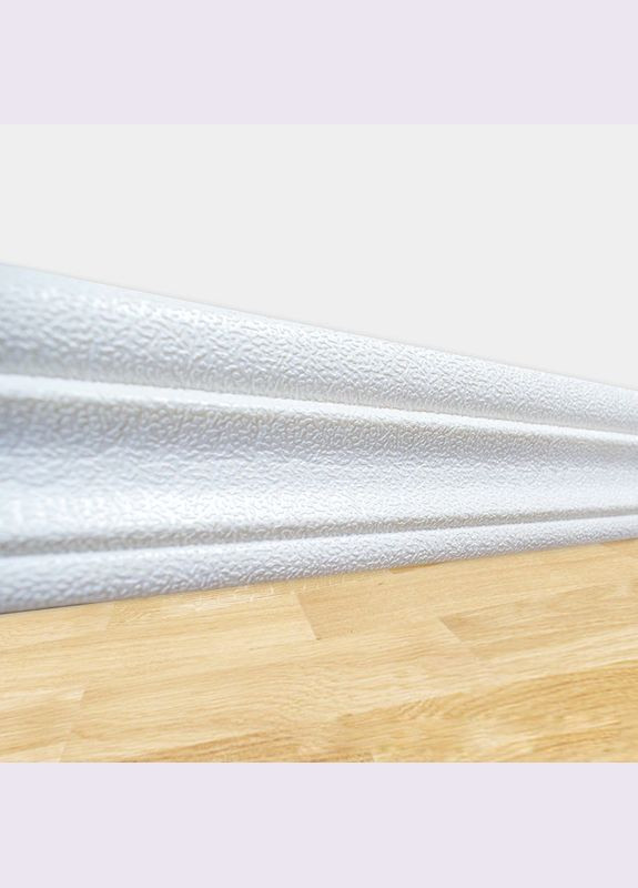 Гнучкий самоклеючий плінтус/багет для підлоги та стелі Білий Sticker Wall (300242316)