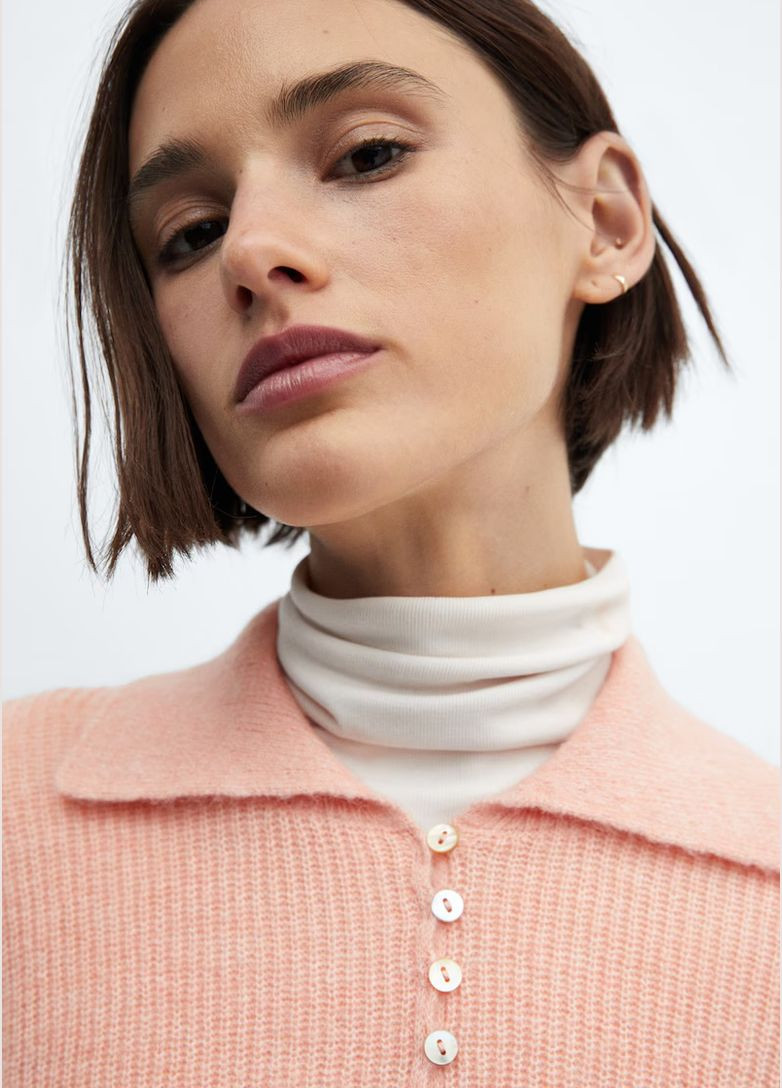 Вʼязана кофта вільного крою оверсайз з вмістом вовни Mango (319158987)