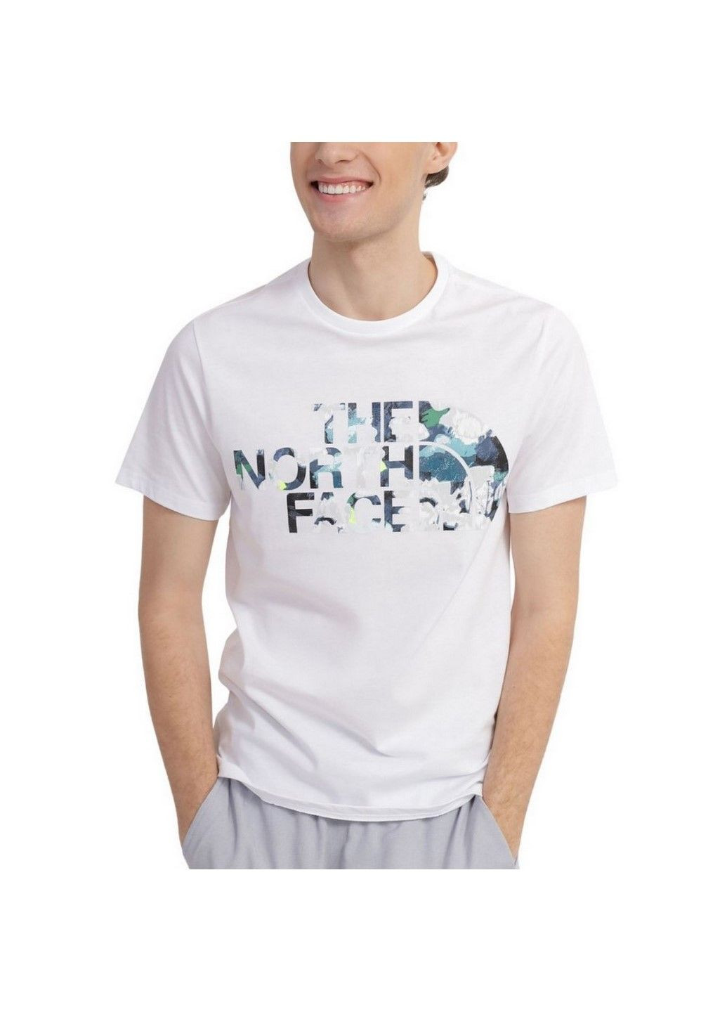Белая футболка north face m standard ss tee nf0a4m7xiw91 The North Face