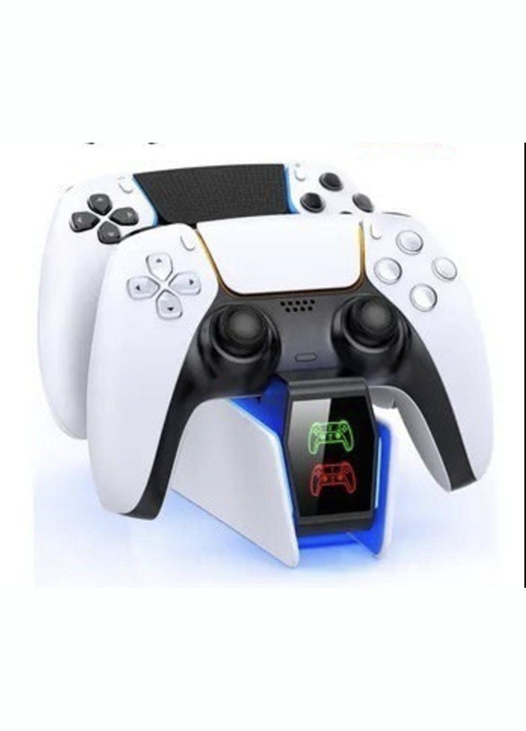 Зарядное устройство для DualSense док-станція PlayStation 5 PS5 Білий BEBONCOOL (338228732)