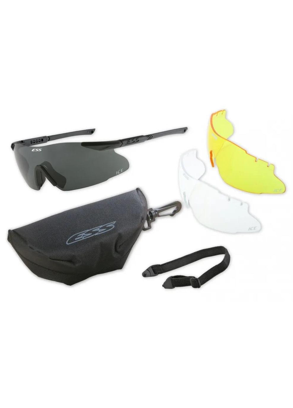 Очки защитные серии ICE 3LS Kit Black ESS (315879061)