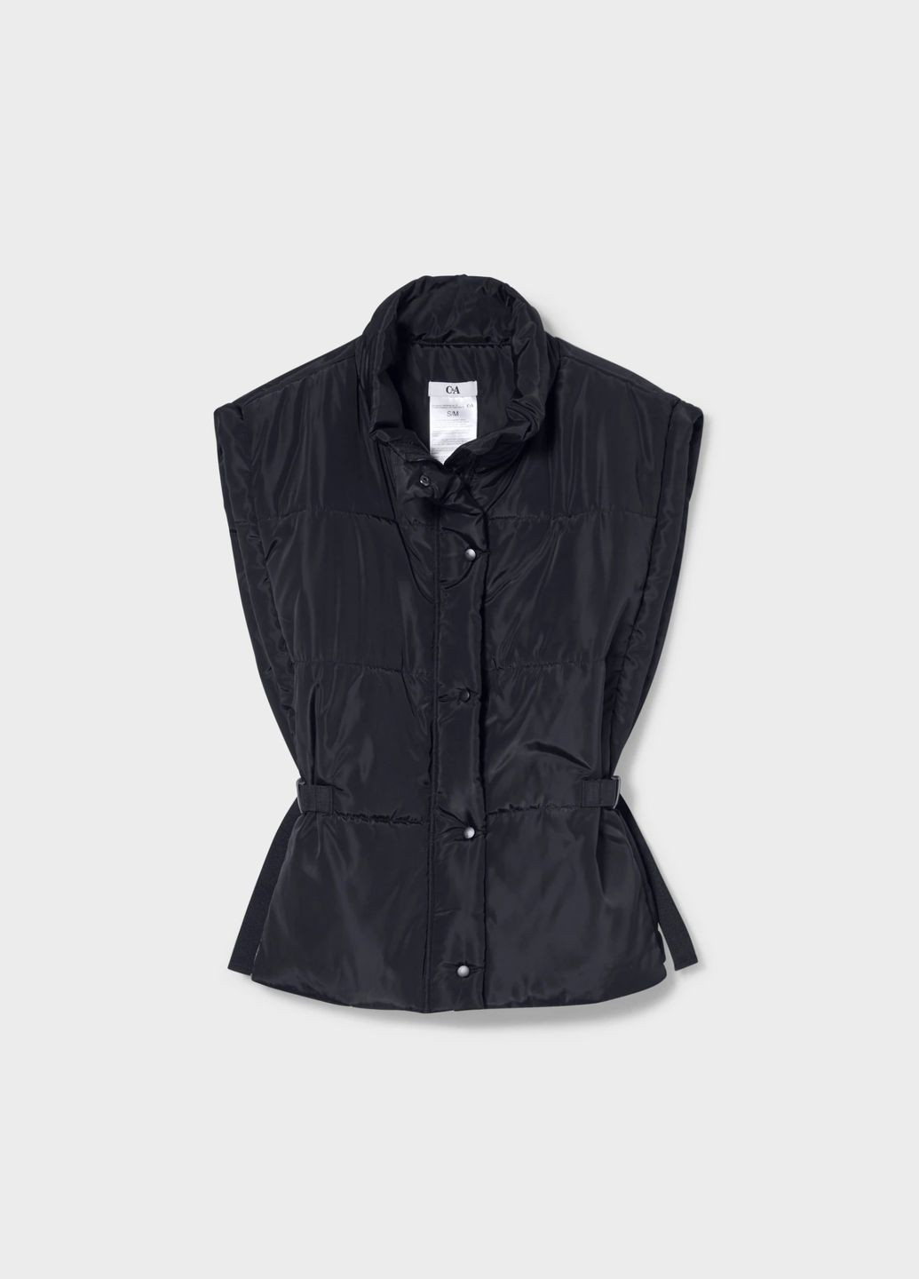 Черная демисезонная стеганый жилет C&A