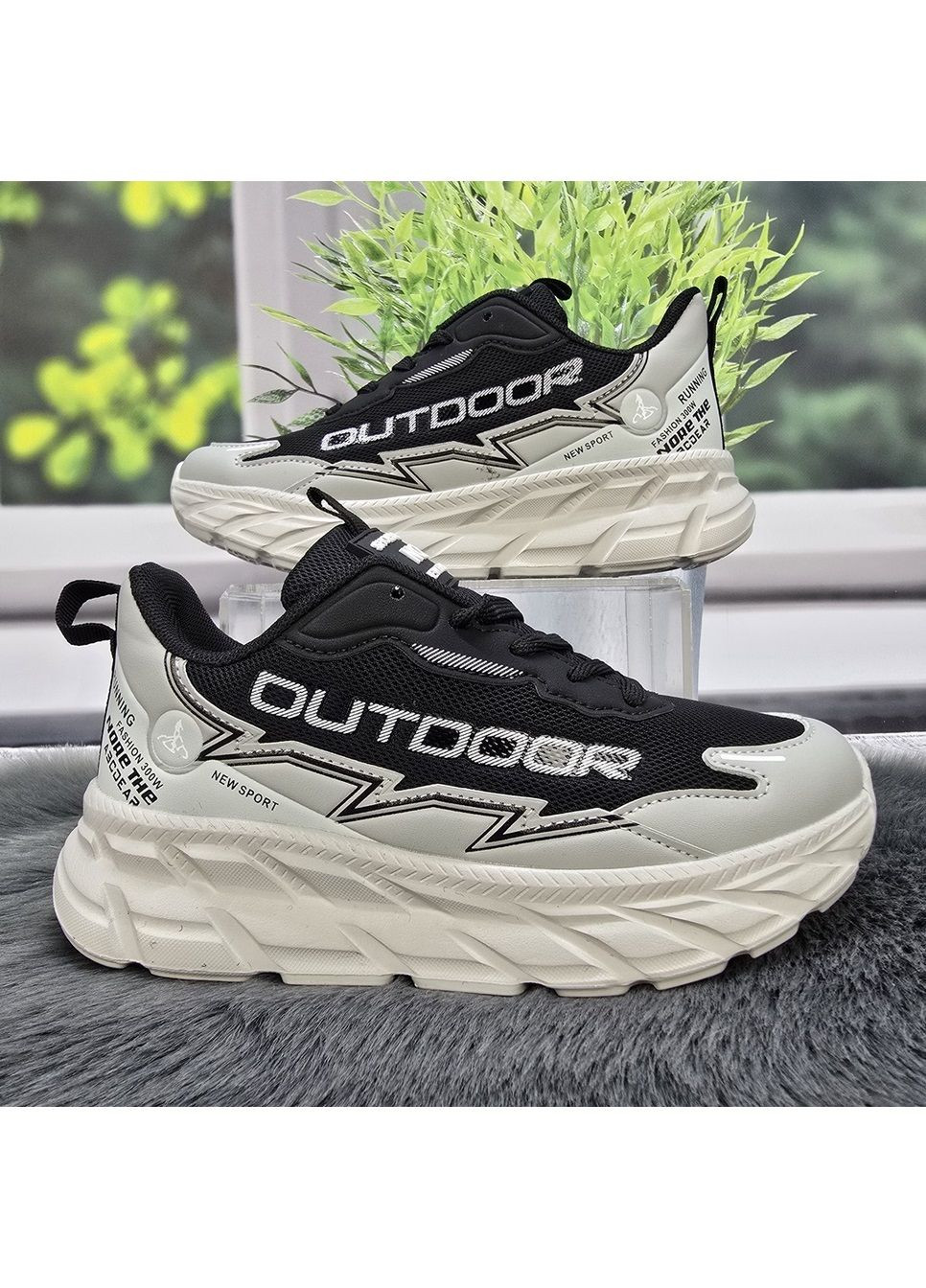 Черные демисезонные кроссовки подростковые FDEK