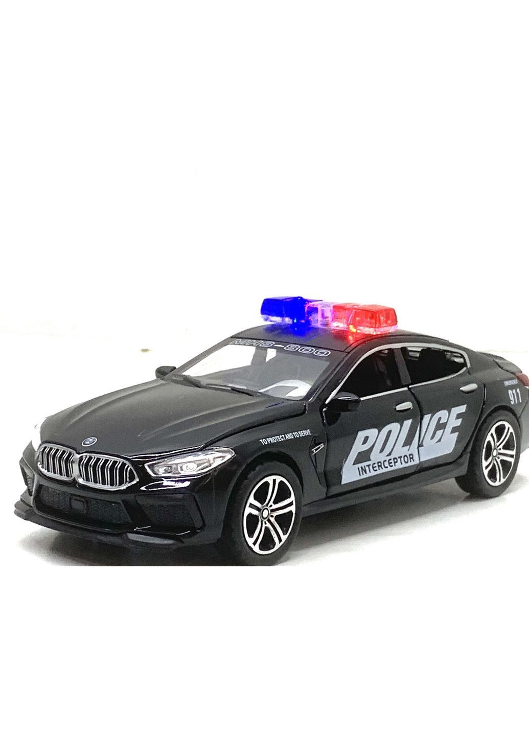 Машина Автосвіт BMW M8 інерційна відчиняються двері 16 см Чорна (AP-1958) No Brand (302215611)