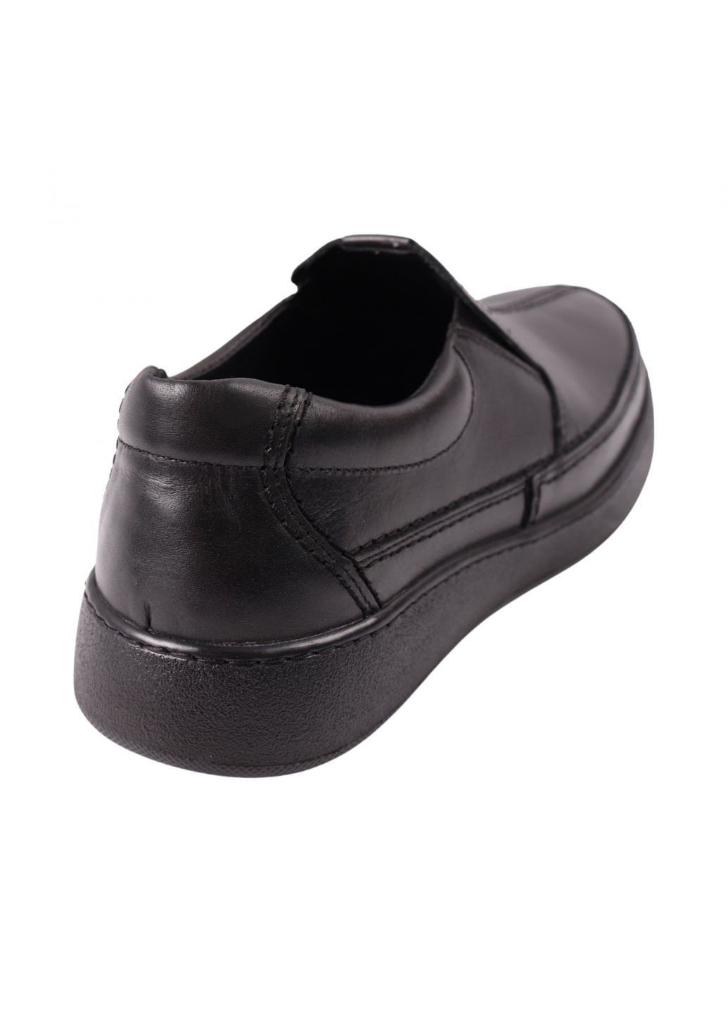 Черные туфли мужские черные натуральная кожа Konors