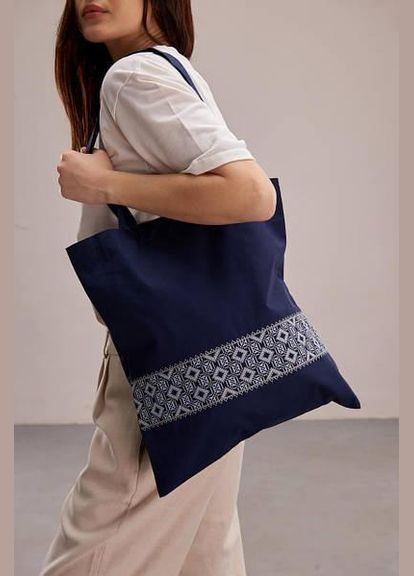 Еко-сумка синя "Орнамент" Melanika E-22 (332980041)