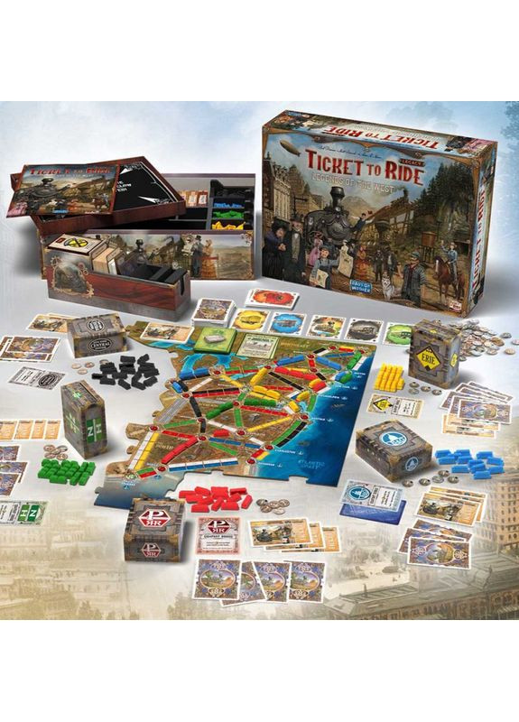 Настільна гра Квиток На Потяг: Легенди Заходу (Ticket To Ride Legacy: Legends of The West) (англ) ( ) Days of Wonder JF20006 (371652170)