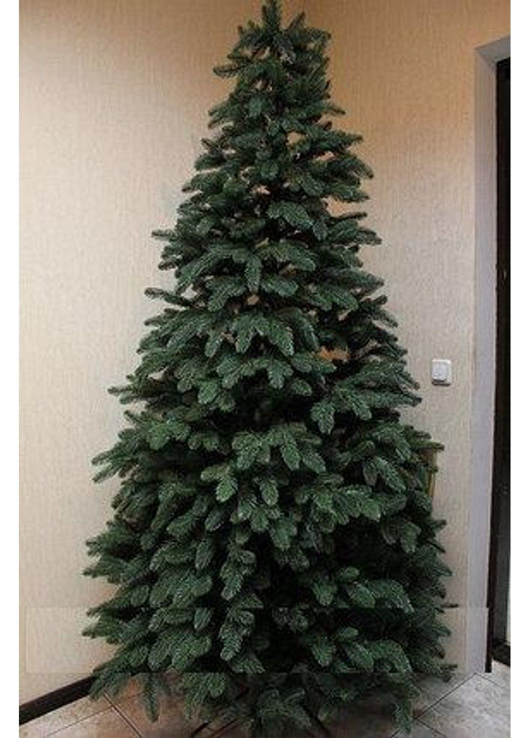 Штучна пухнаста ялинка Преміум (висота 1.50 м) лита (Зелена) No Brand (332635180)