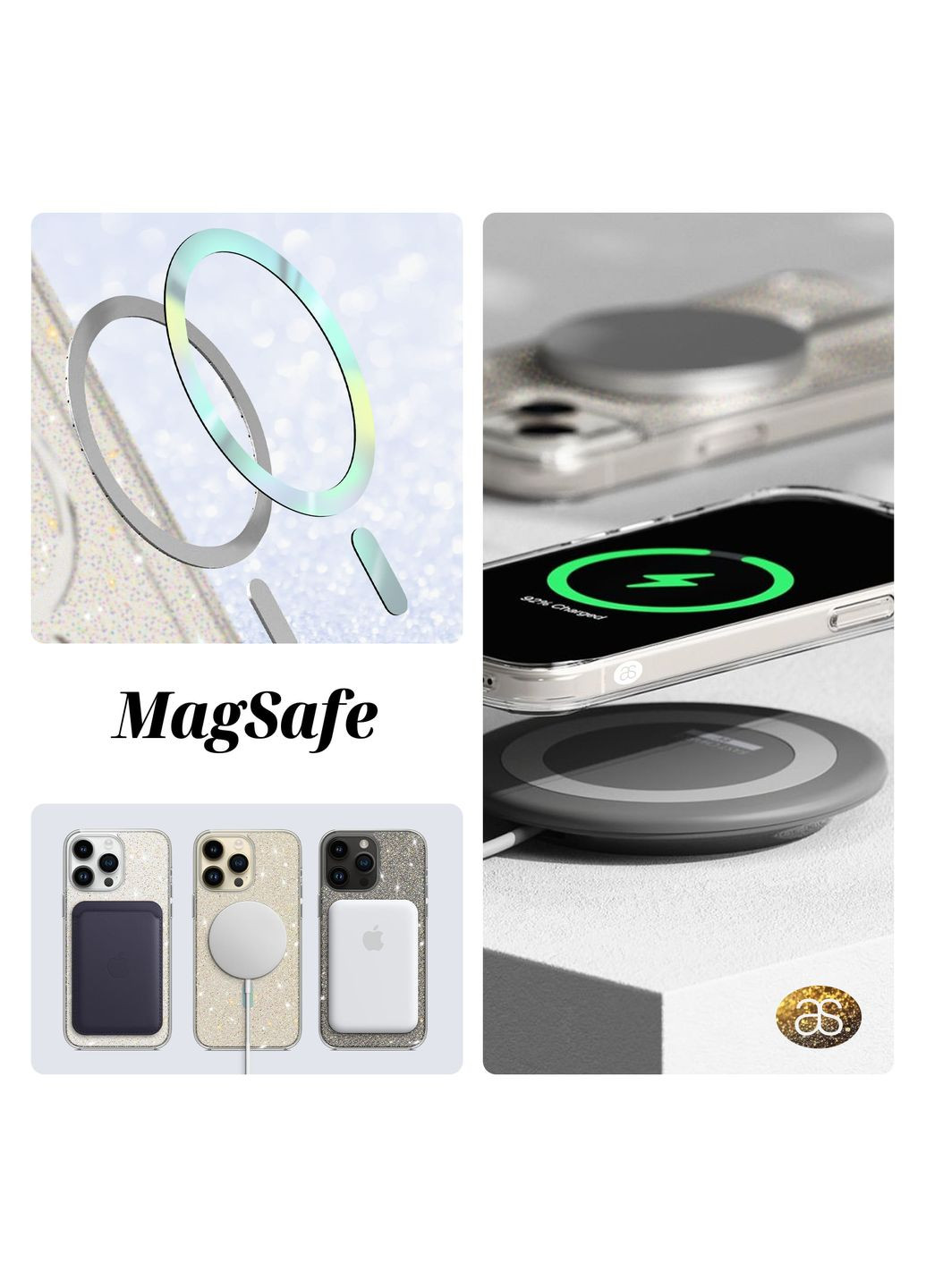 Панель Glow Magsafe для iPhone 15 Plus Transparent (ARM69900) ArmorStandart (280439027)