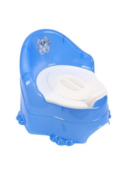 Горщик із кришкою "Трон" (блакитний) ТехноК (361417439)