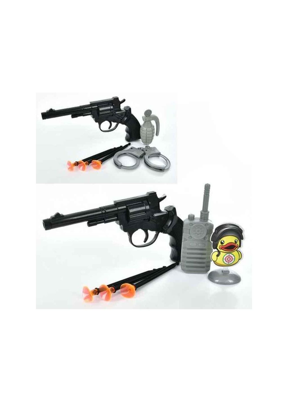 Набір зі зброєю пістолет 20см 969-13-14/2 раціякаченя ТМ METR Metr+ (370678455)