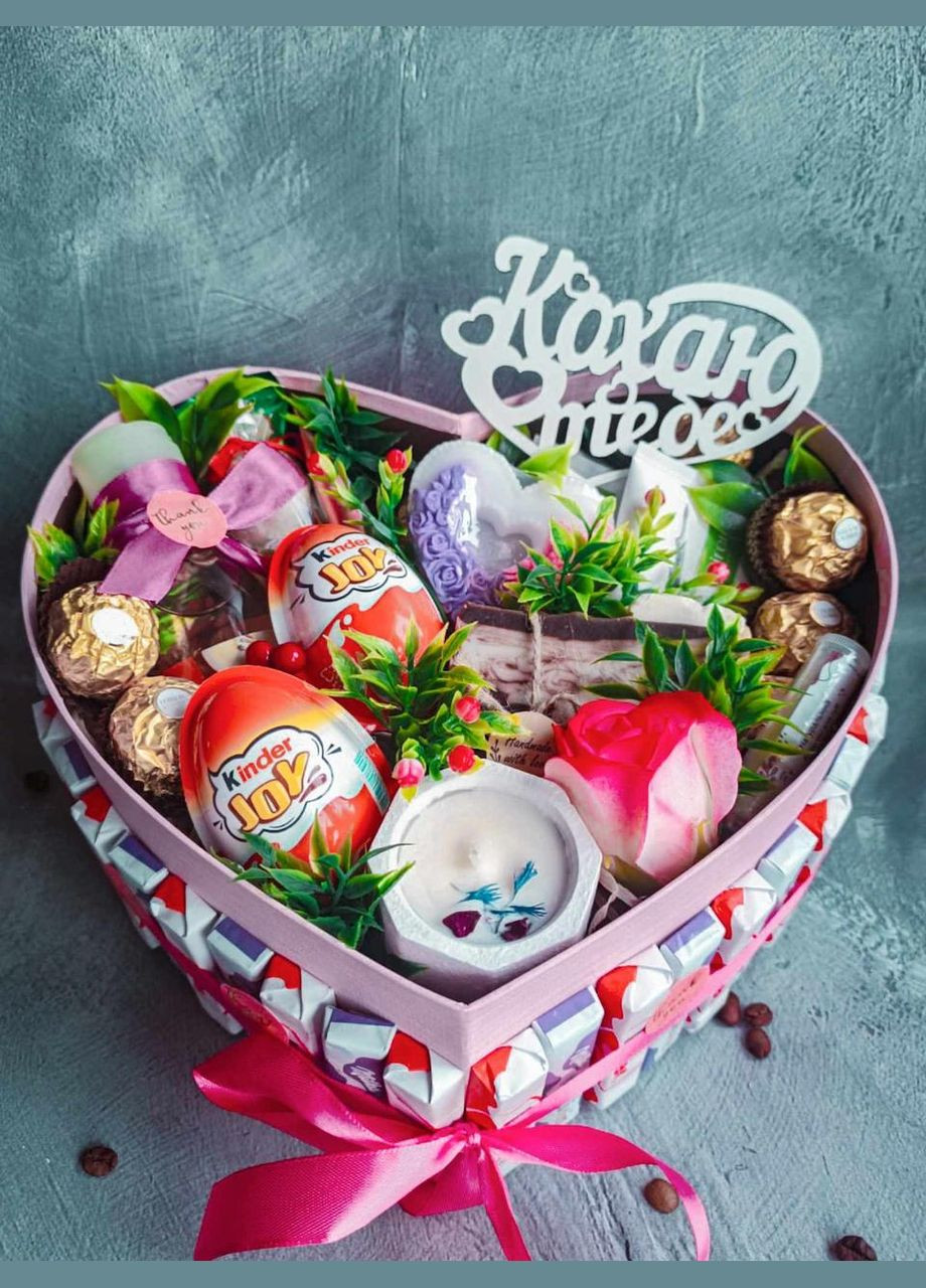 Крутой подарок сердечком для девушки для любимой жены на день святого Валентина или на годовщину. No Brand (315896601)