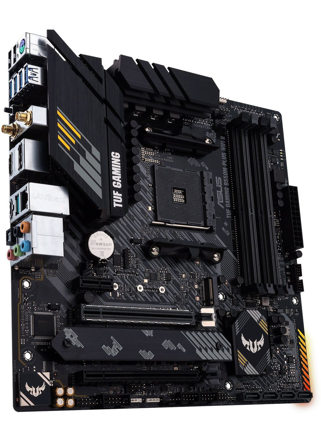 Материнcька плата TUF GAMING B550M-PLUS WIFI II sAM4 B550 4xDDR4 M.2 HDMI DP Wi-Fi BT mATX Asus (314749148)