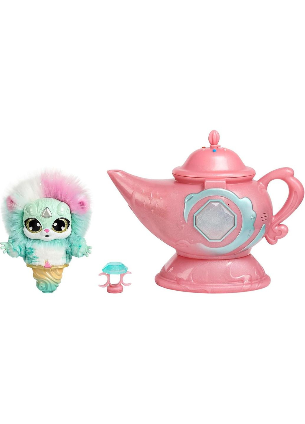 Игровой набор Волшебная лампа Джин розовая с интерактивной игрушкой и более чем 60 звуками и реакциями Меджик Миксис Magic Mixies (338425703)