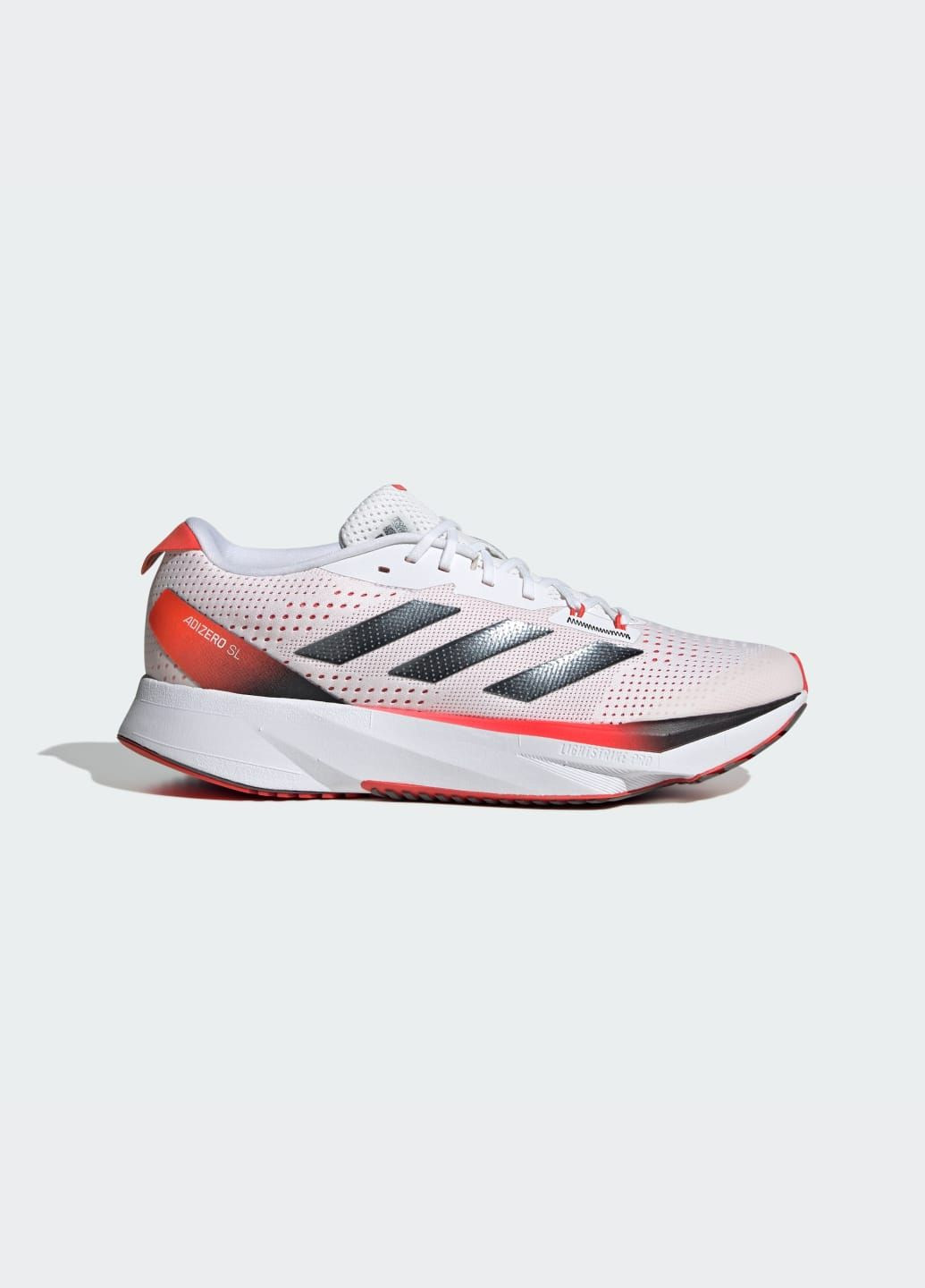 Белые летние кроссовки для бега adizero sl adidas