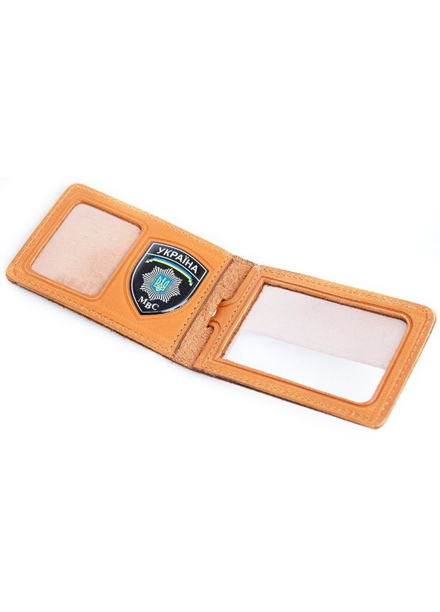 Обкладинка для посвідчення співробітників ПОЛІЦІЇ горизонтальна з пластиковим шевроном No Brand (353850182)