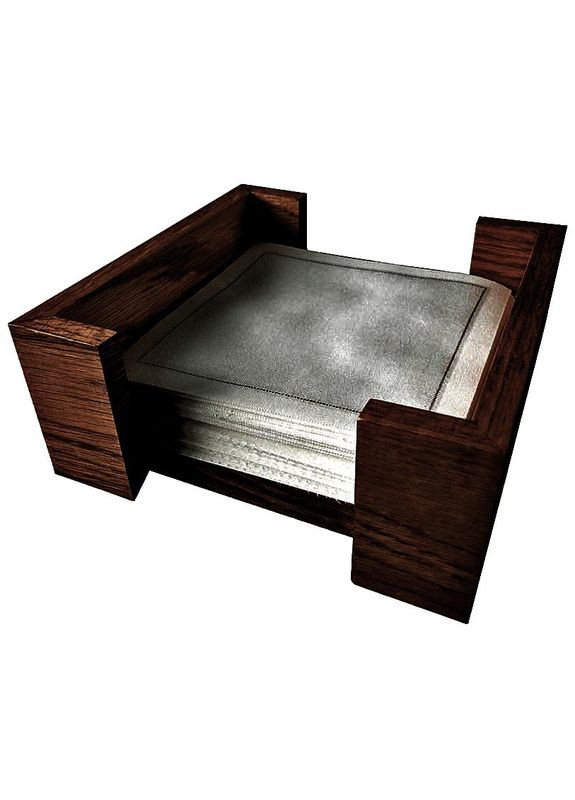 Серветниця з дерева Серената капучино (СЛФ-004909) No Brand (327867129)