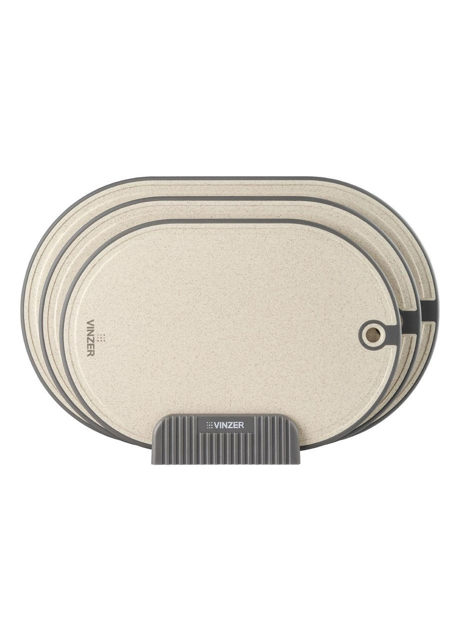 Набор разделочных досок для кухни на подставке 3 шт (50548) Vinzer (365877197)