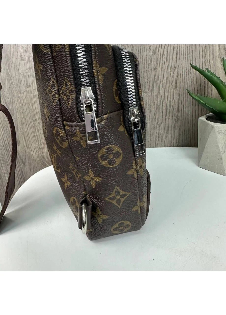 Сумка-слінг для грудей та плеча, чоловіча бананка, стиль Louis Vuitton(KS_1670К) No Brand (383875456)