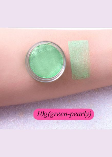Аквагрим перламутр green-pearly 10 грамм Papa Kiss (308254349)