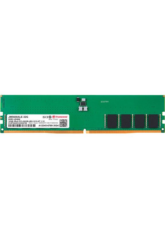 Модуль памяти 32GB DDR5 5600MHz JetRam (JM5600ALE-32G) Transcend (323092335)