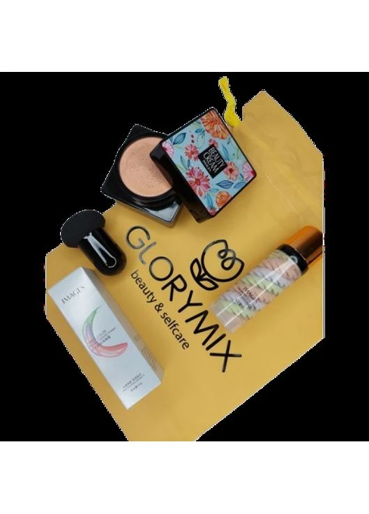 Набор База под макияж 3в1 трехцветная IMAGES Repair Capacity Cream + Кушон IMAGES Moisture Beauty Cream Concealer, тон 01 No Brand (350349818)