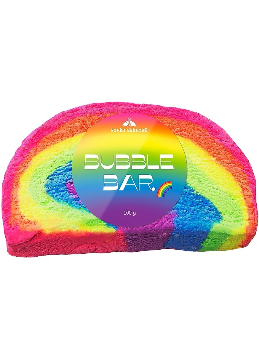 Твердая пена для ванны Bubble Bar Fruit Rainbow 100g (1190763-138343) Sovka Skincare (368652084)