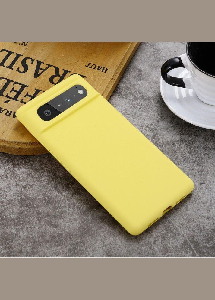 Силиконовый чехол для Google Pixel 6 микрофибра soft touch Viseaon (322212261)