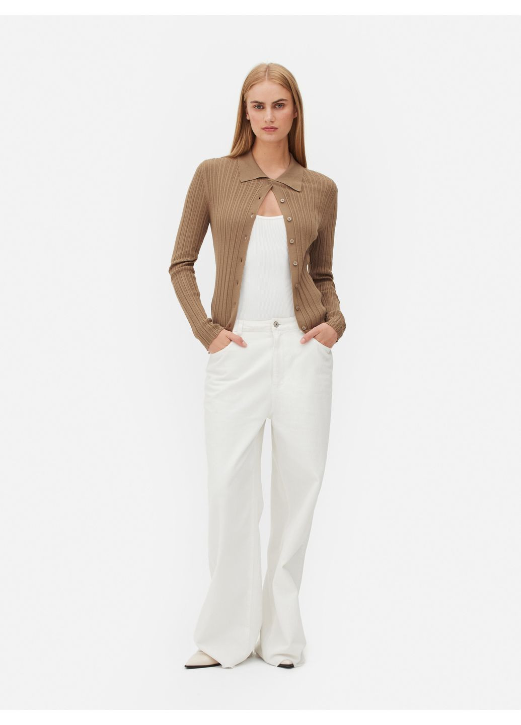 Кардиган демісезон,какао, Primark (368150855)