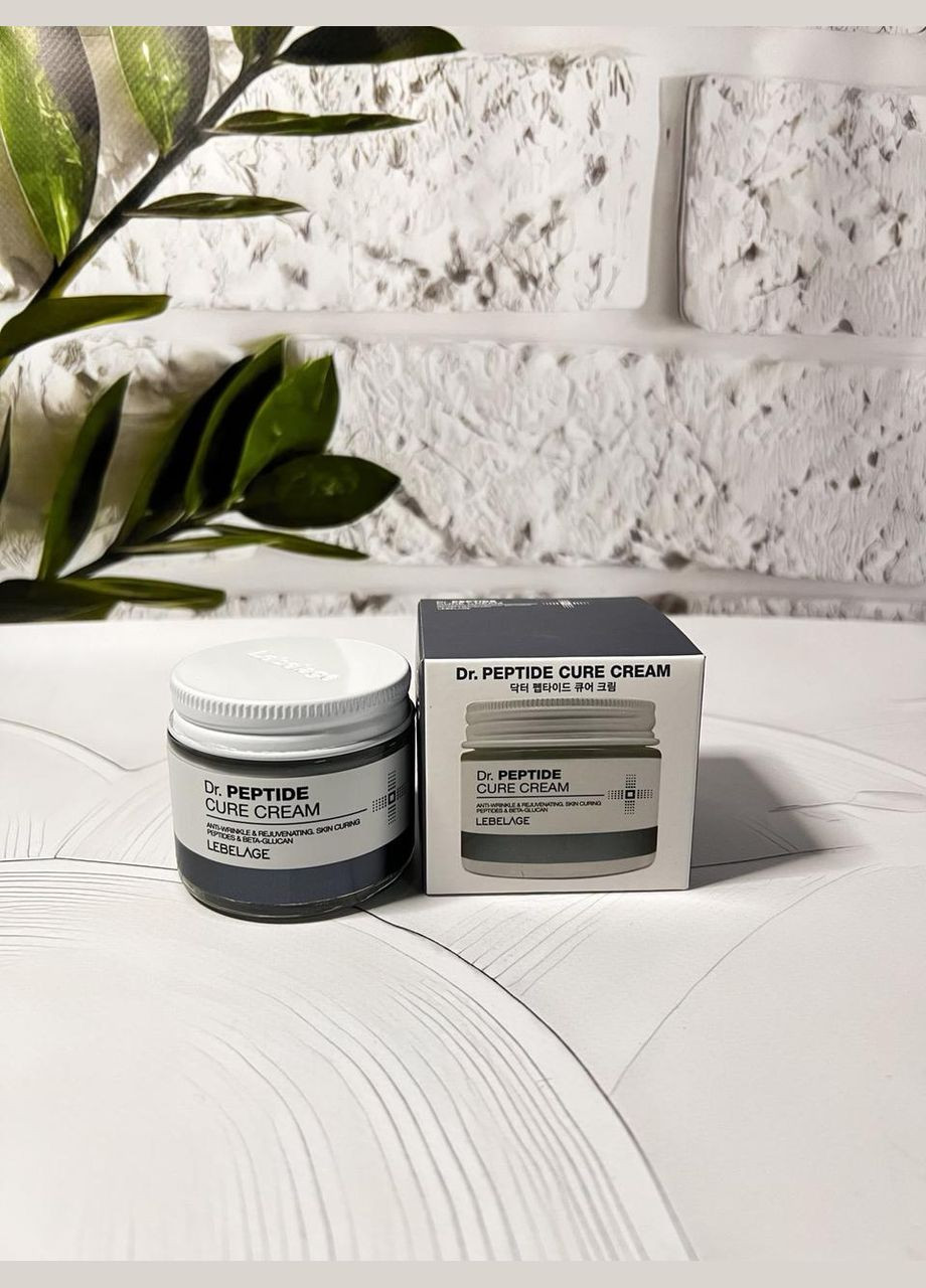 Lebelage Крем для обличчя Dr.Peptide Cure Cream з пептидами 70мл — Крем, Південна Корея (347243529)