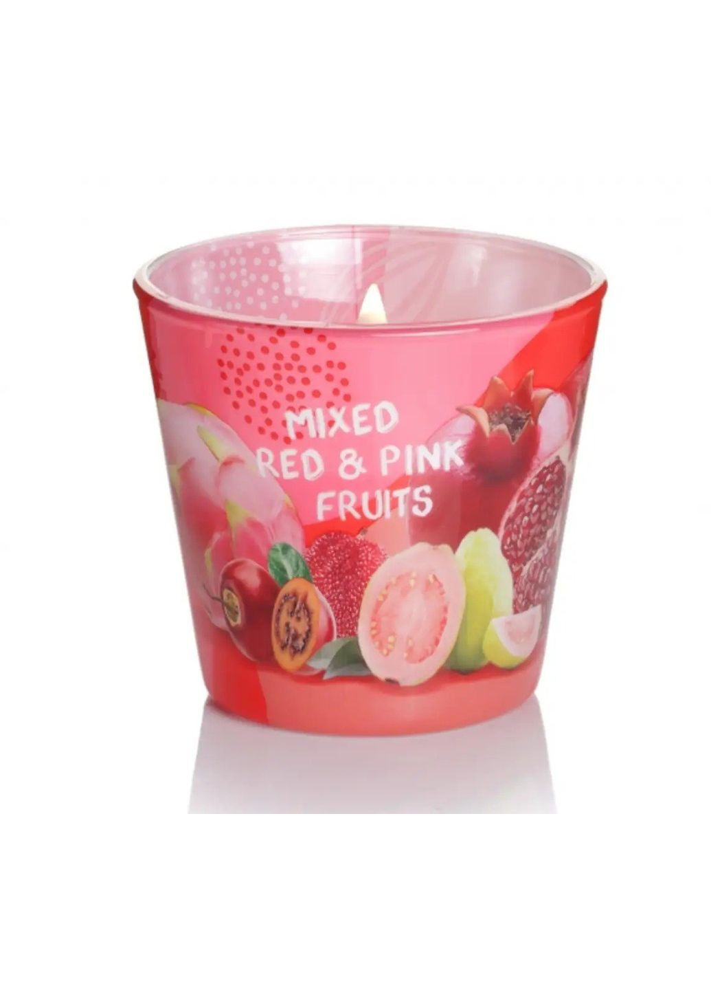 Свеча ароматическая Tropical Twist Red & Pink Fruits 115g Bartek (307825711)