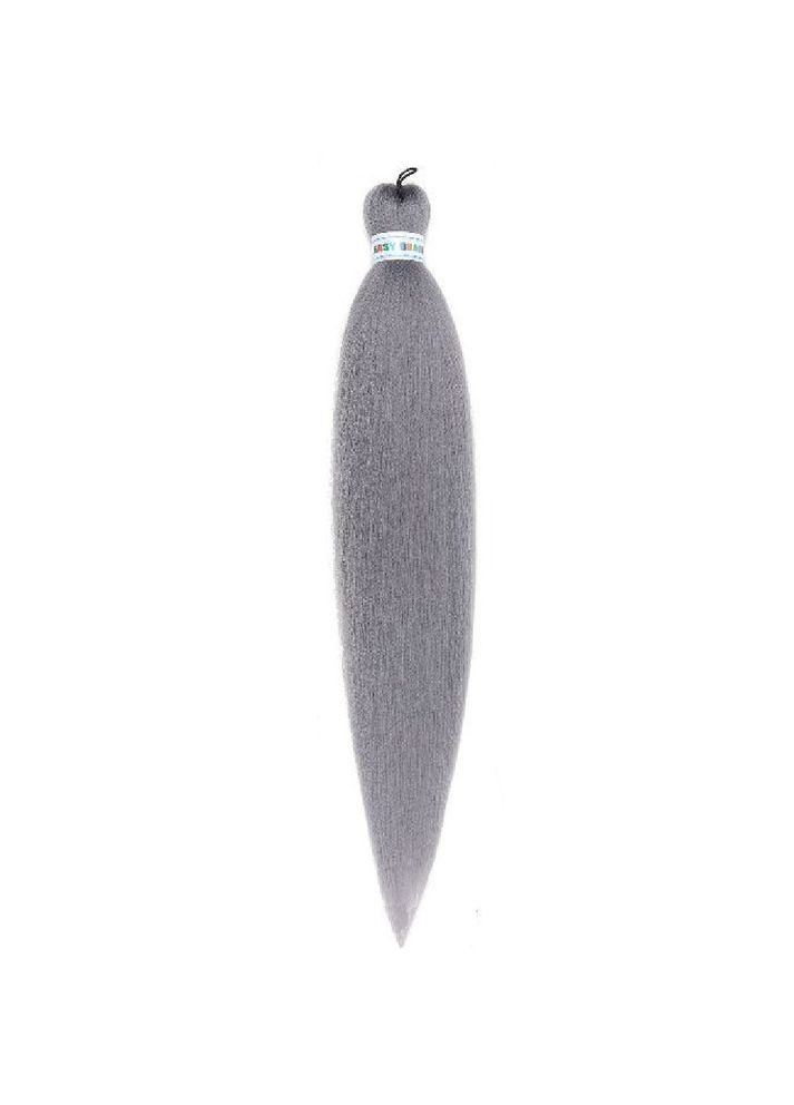 Канекалон Braid однотонний сірий Довжина 65 см Вага 90 грам Низькотемпературний 100-150°С 2Grey Easy EZ (324261579)