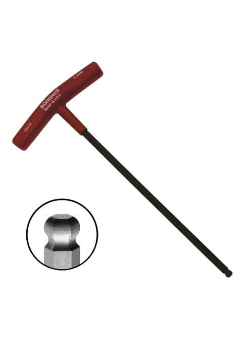 Викрутка Т-подібна шестигранна сферична 8 мм 285 мм спецсталь PROTANIUM (15069) Bondhus (295043972)