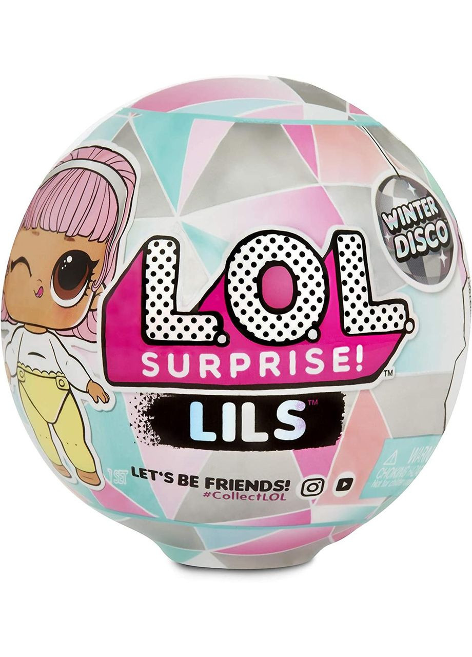 Ігровий набір Lol Surprise winter disco lils sis зимова дискотека Вінтер диско color change glitter лялька лол L.O.L. Surprise! (323480599)
