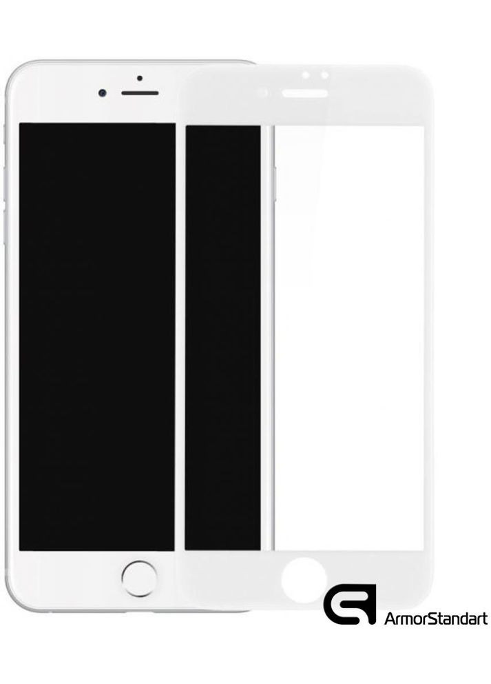 Защитное стекло Premium 3D для Apple iPhone SE 2022/2020/8/7 White (ARM49390-G3D-WT) ArmorStandart (343048591)