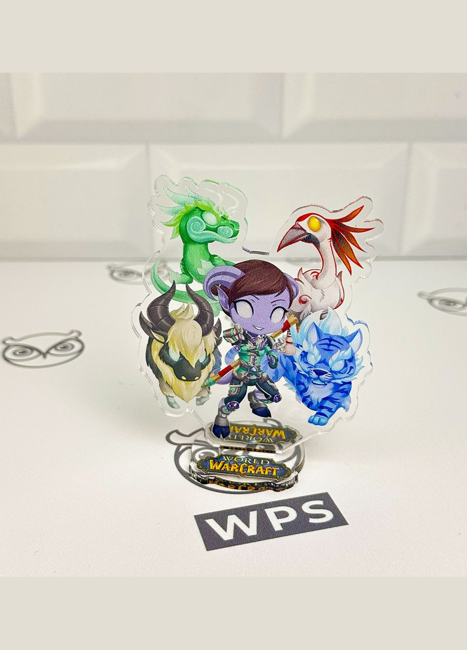Акриловая коллекционная фигурка World of Warcraft Чиби Chibi Дренейка 10 см No Brand (339618764)