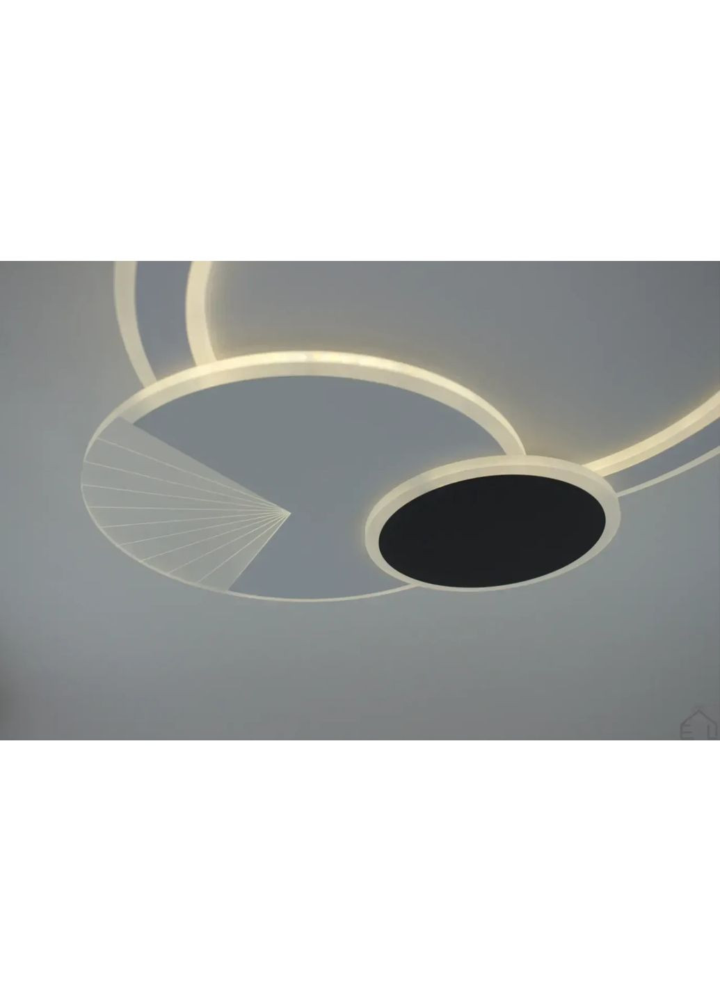 Смарт люстра управляемая светодиодная COMETA 3R 90 Вт 540x420x60 мм Белая ESLLSE (365651744)