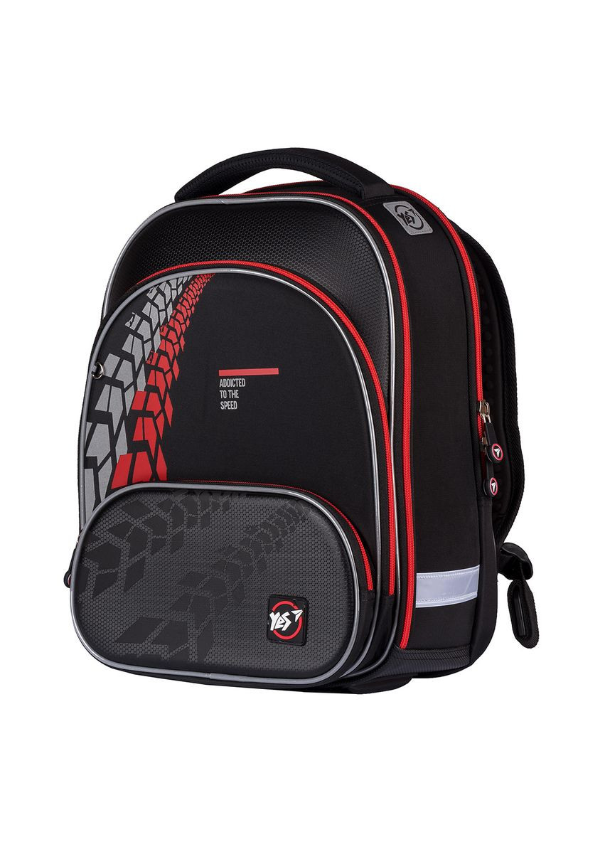 Рюкзак шкільний каркасний S-30 JUNO ULTRA Tire tread Yes (332653843)