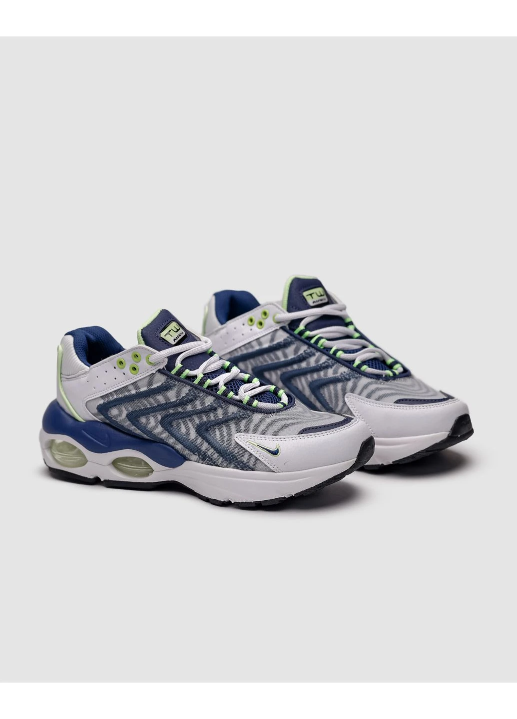 Білі кросівки чоловічі nike tw white lemon twist navy найк тв вайт лемон твіст білі демісезон No Brand