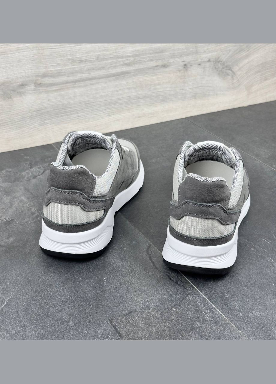 Сірі Осінні чоловічі кросівки No Brand