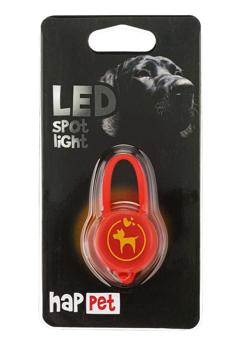 Світлодіодний кулон силіконовий, червоний Happet (353688774)