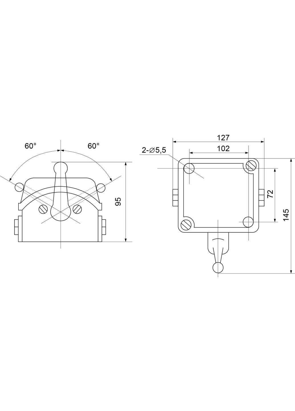 Рубильник перекидний "I-0-II" 30А QS5-30P/3 Аско-Укрем (336905389)