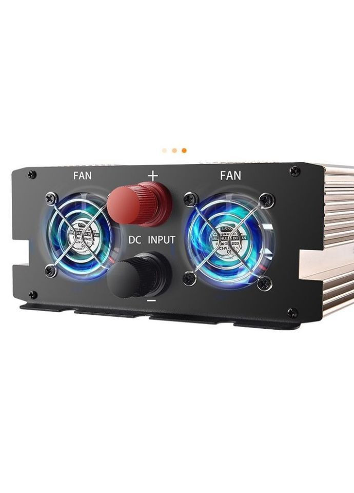 Автомобільний інвертор Pure Sine Wave Inverter 12В-220В перетворювач 1500 Вт із чистою синусоїдою (2104618826) No Brand (369963248)