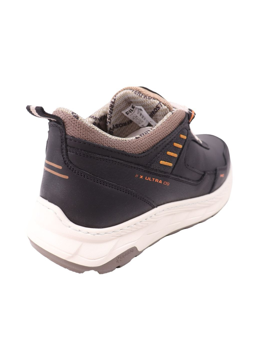 Черные ботинки мужские черные натуральная кожа Konors