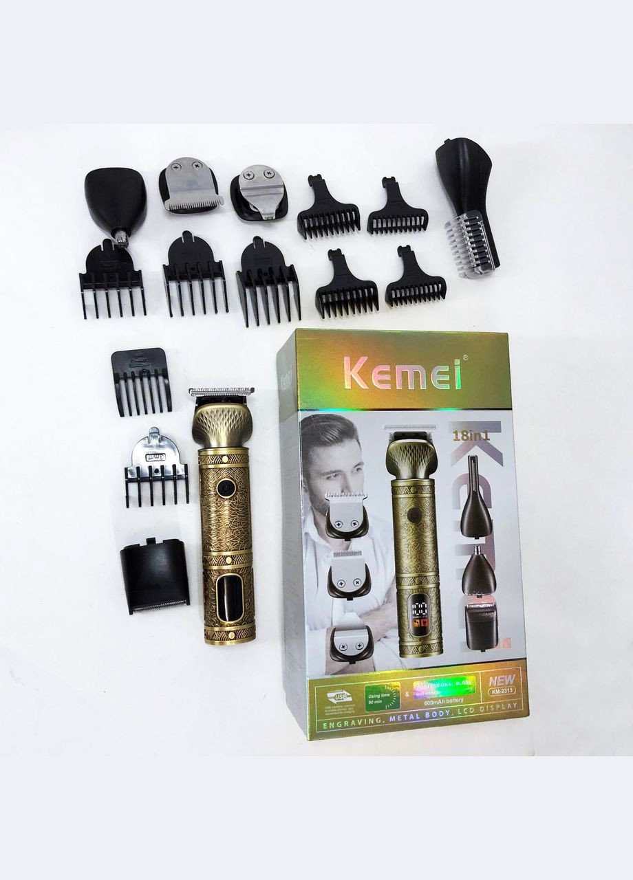 Триммер 18 в 1 KM-2313, Универсальный триммер для мужчин хорошие машинки для стрижки волос для дома Kemei (364664641)
